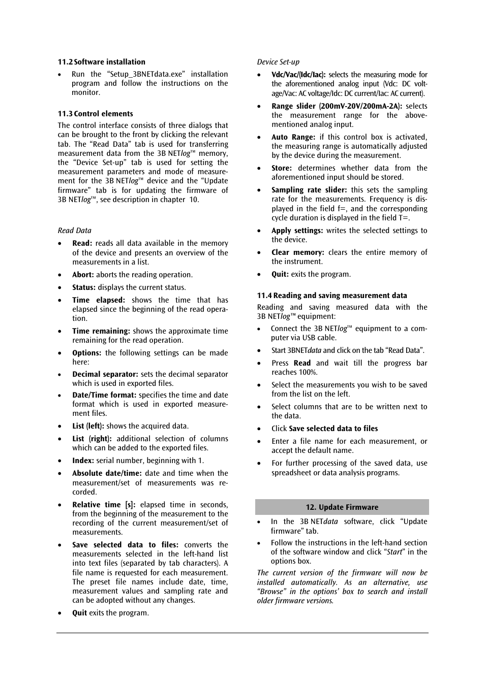 3B Scientific 3B NETlog™ with Ethernet Port (230 V, 50__60 Hz) User Manual | Page 15 / 60