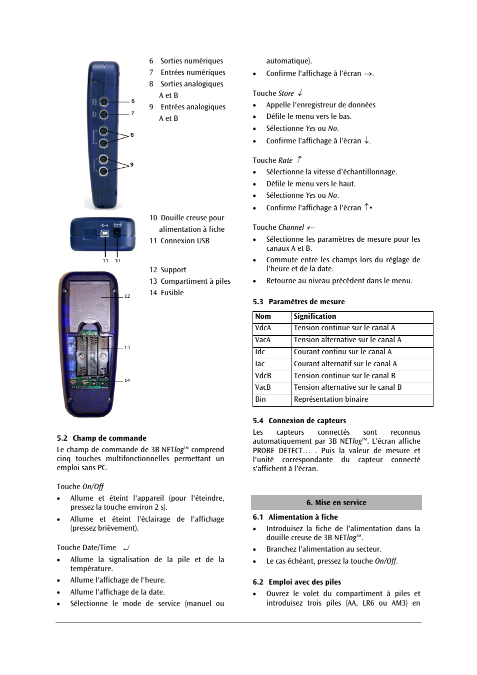 3B Scientific 3B NETlog™ with Ethernet Port (230 V, 50__60 Hz) User Manual | Page 19 / 60