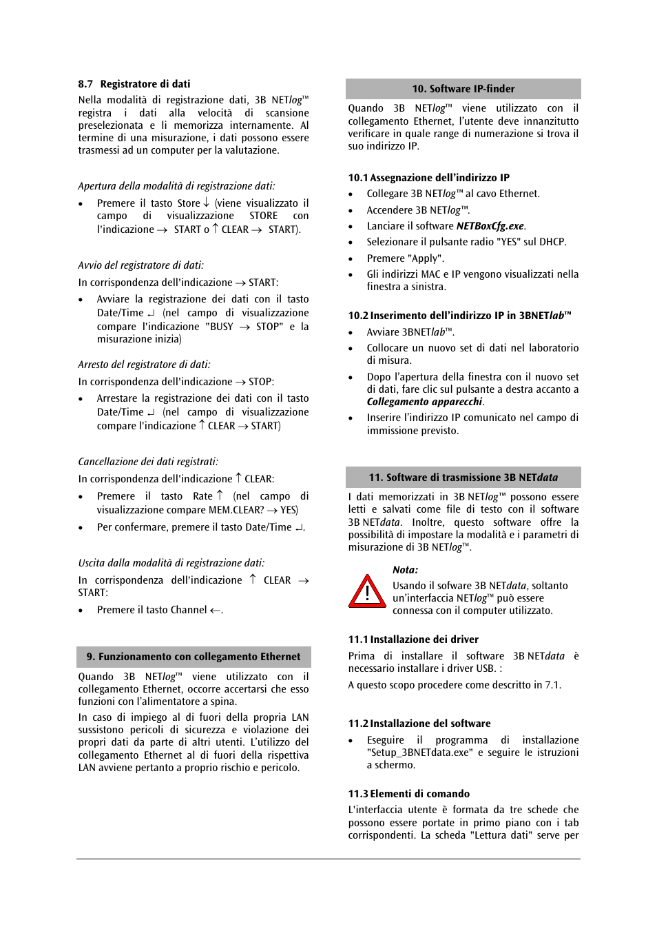 3B Scientific 3B NETlog™ with Ethernet Port (230 V, 50__60 Hz) User Manual | Page 30 / 60