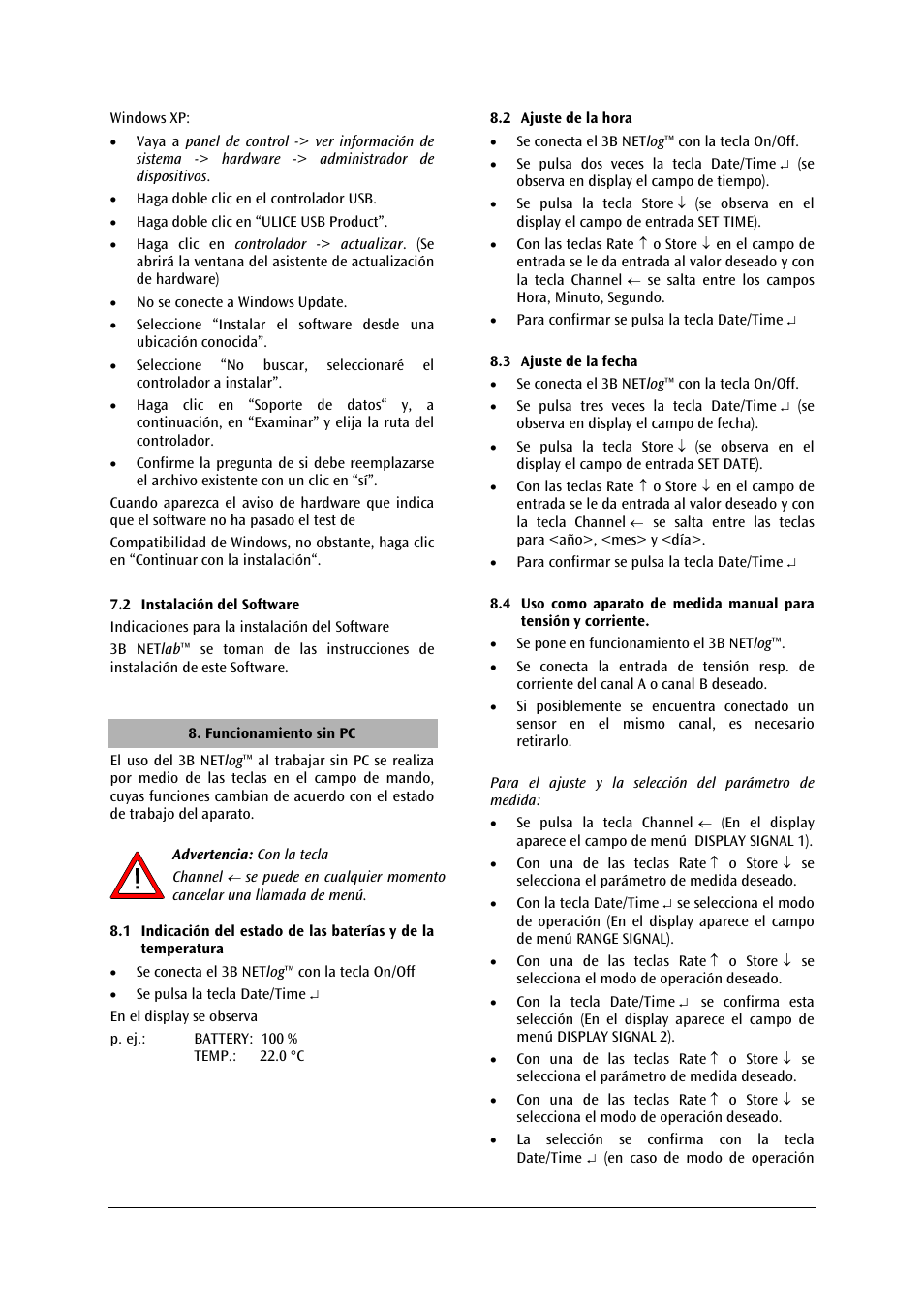 3B Scientific 3B NETlog™ with Ethernet Port (230 V, 50__60 Hz) User Manual | Page 37 / 60