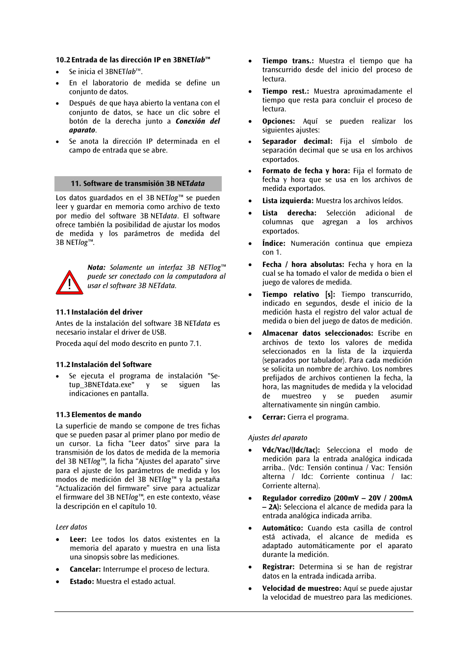 3B Scientific 3B NETlog™ with Ethernet Port (230 V, 50__60 Hz) User Manual | Page 39 / 60