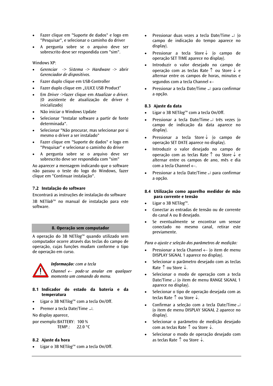 3B Scientific 3B NETlog™ with Ethernet Port (230 V, 50__60 Hz) User Manual | Page 47 / 60