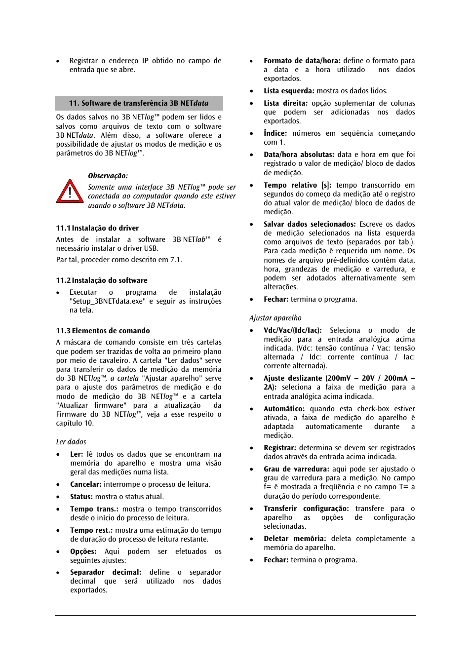 3B Scientific 3B NETlog™ with Ethernet Port (230 V, 50__60 Hz) User Manual | Page 49 / 60