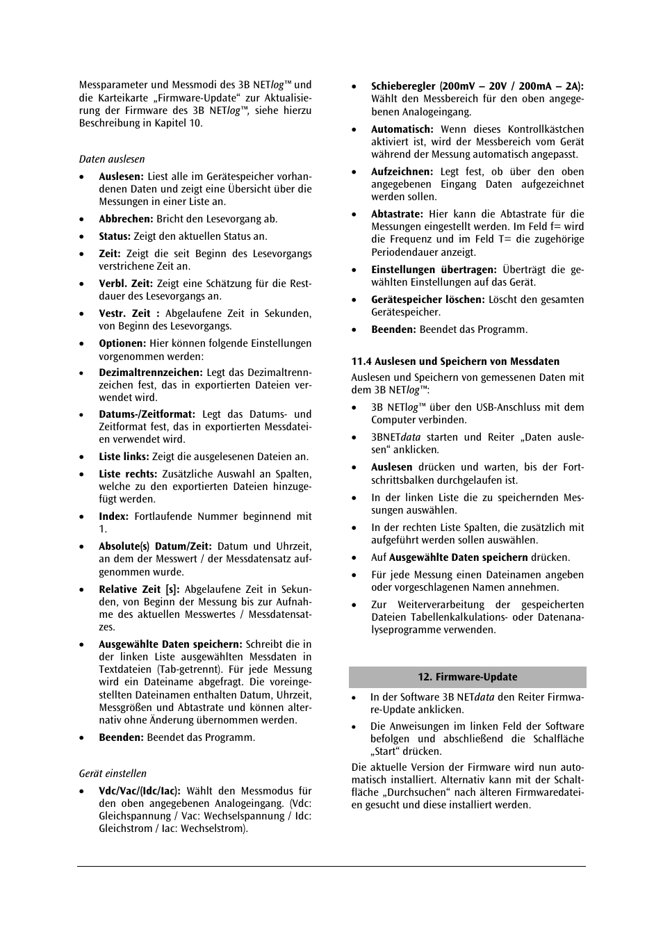 3B Scientific 3B NETlog™ with Ethernet Port (230 V, 50__60 Hz) User Manual | Page 7 / 60