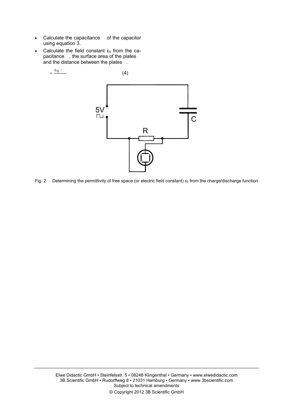 5v r c | 3B Scientific Plate Capacitor D User Manual | Page 3 / 4