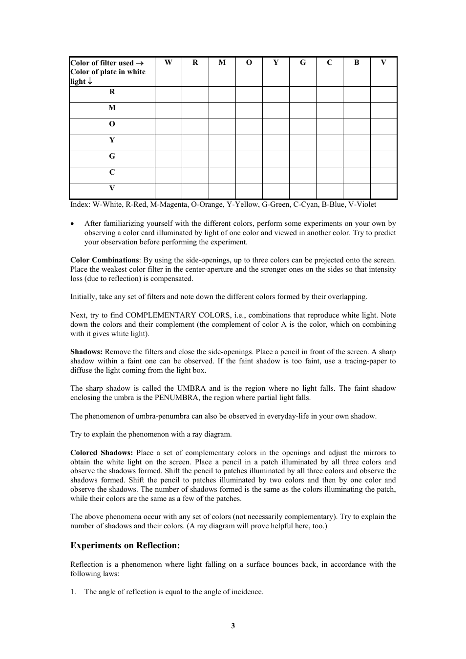 3B Scientific Light Box User Manual | Page 3 / 20