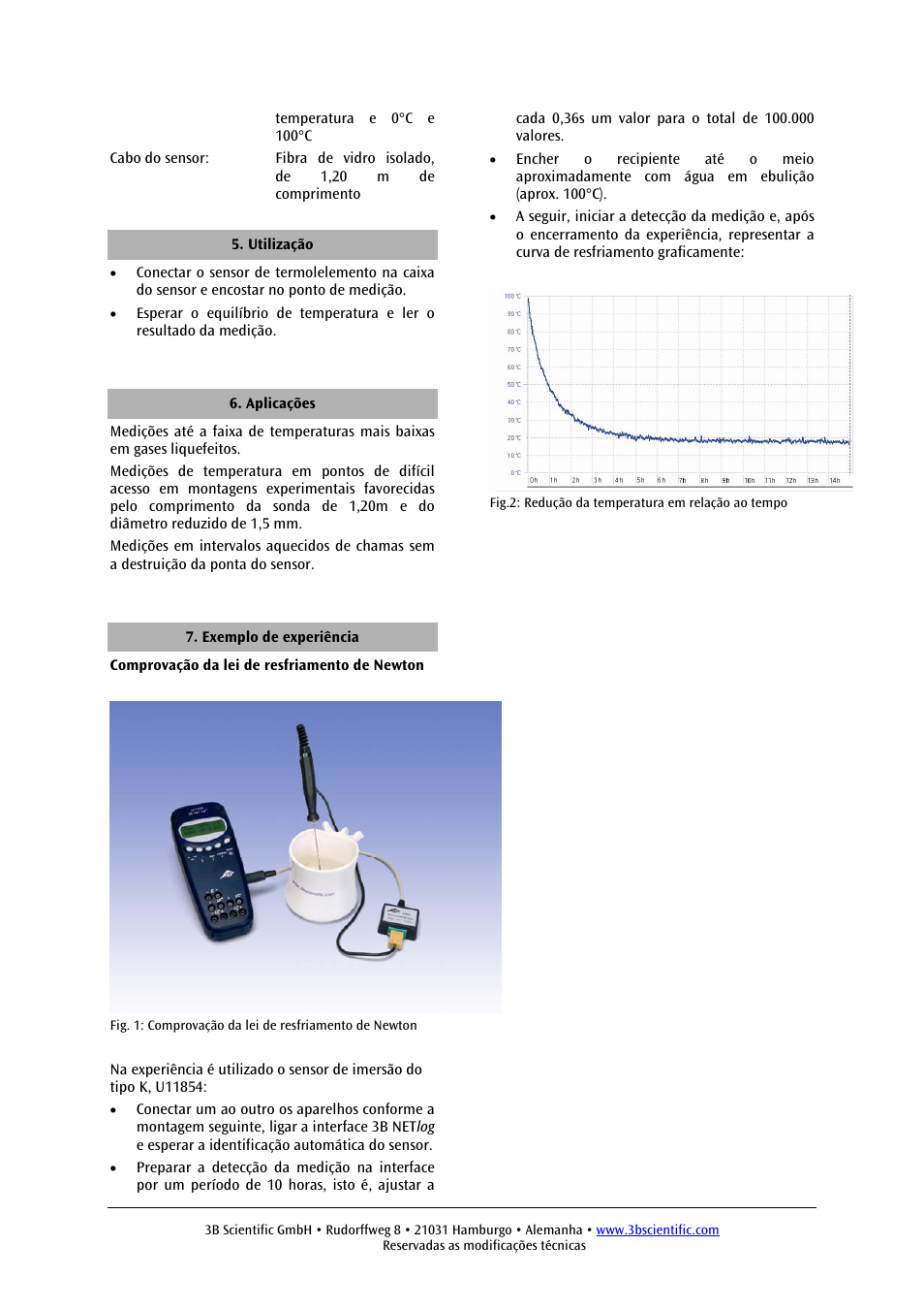 3B Scientific Temperature Sensor, TC – K User Manual | Page 12 / 12