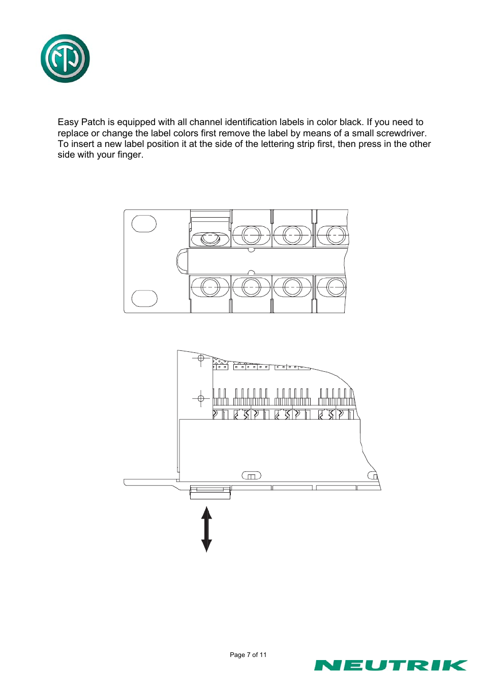 Neutrik NPP-TB PATCH PANEL “Easy Patch” | 48 TB Jack User Manual | Page 7 / 11