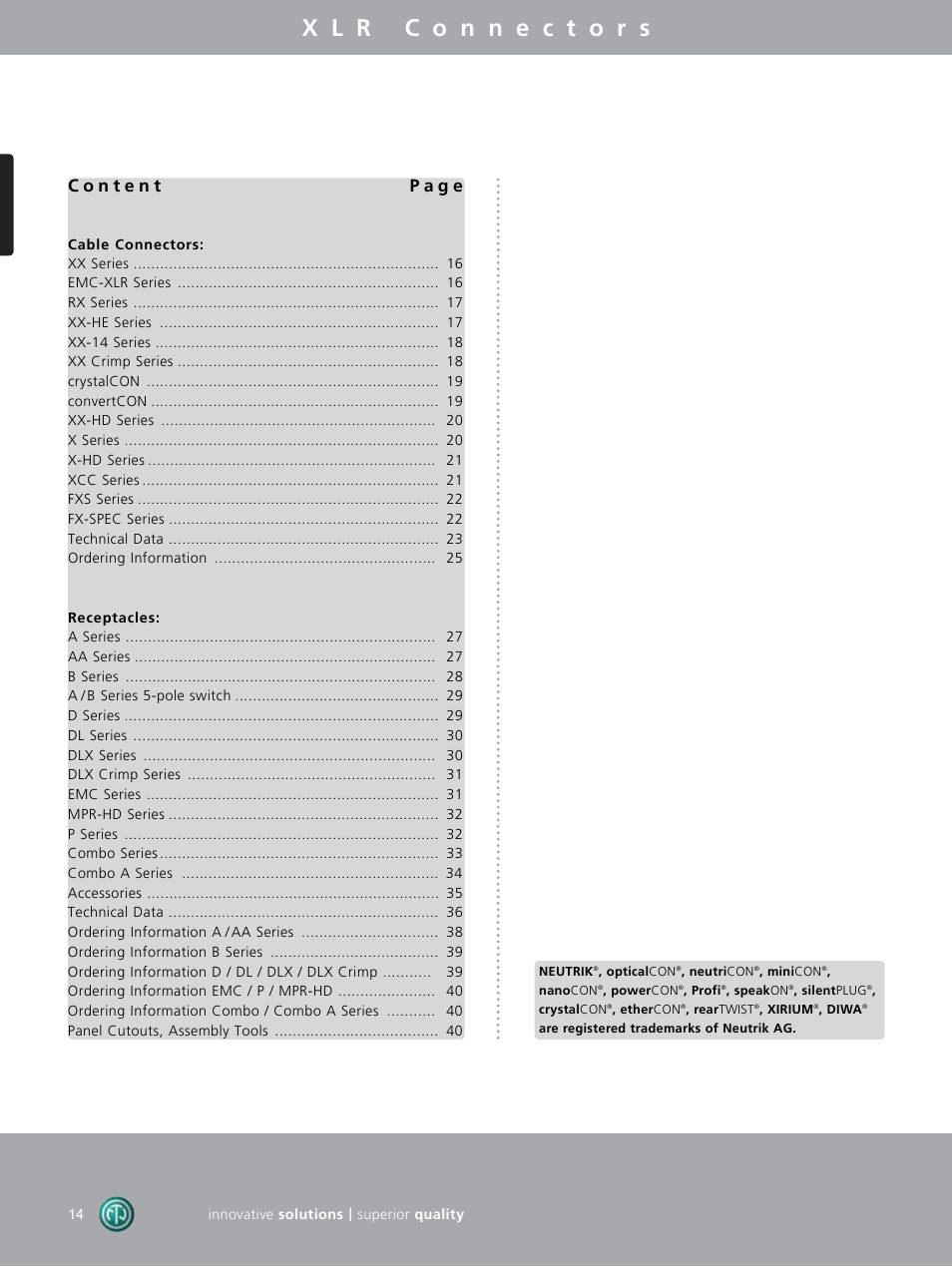 Neutrik DIE-BNC-PG User Manual | Page 3 / 29