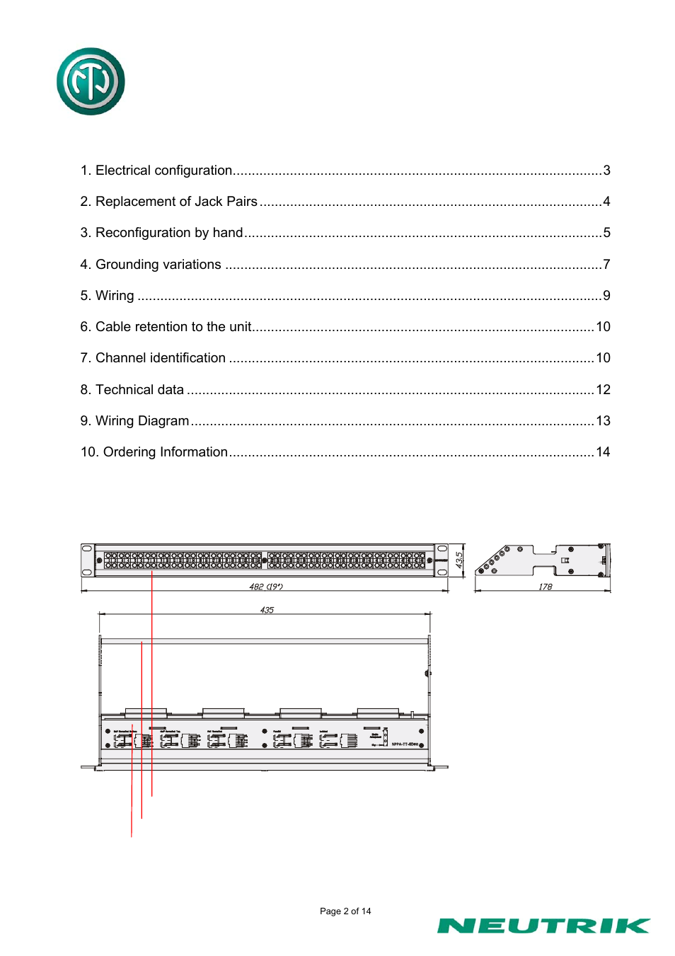 Neutrik NPPA-TT-SD50 User Manual | Page 2 / 14