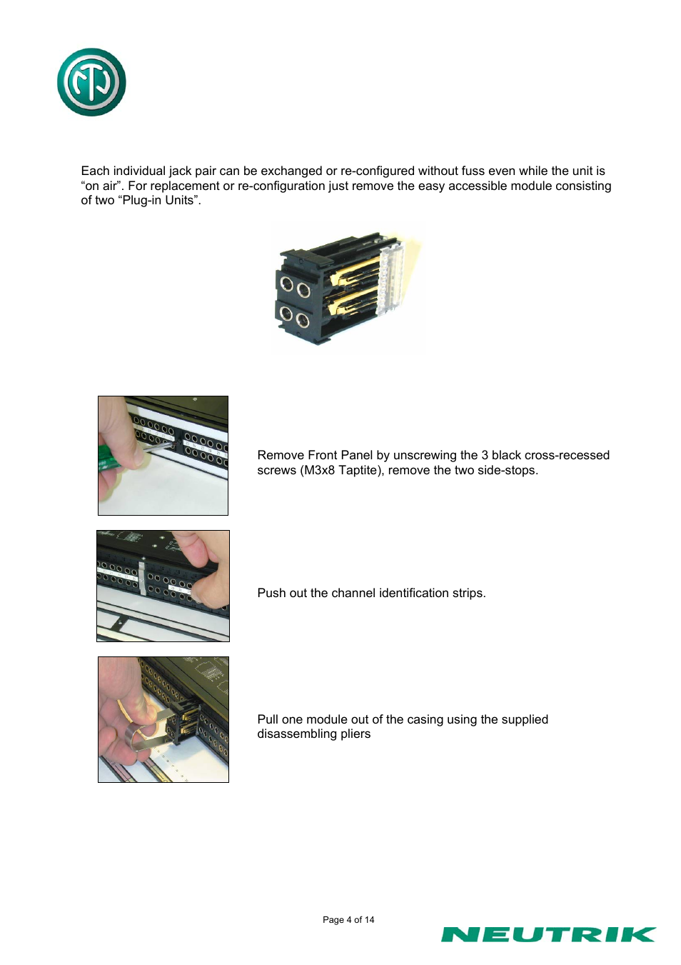 Neutrik NPPA-TT-SD50 User Manual | Page 4 / 14