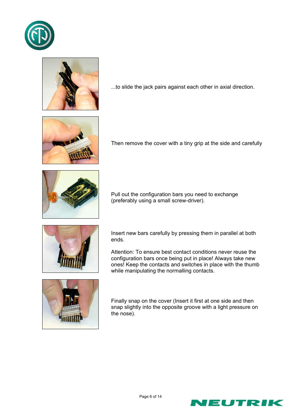 Neutrik NPPA-TT-SD50 User Manual | Page 6 / 14