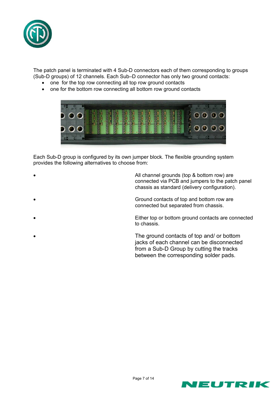 Neutrik NPPA-TT-SD50 User Manual | Page 7 / 14