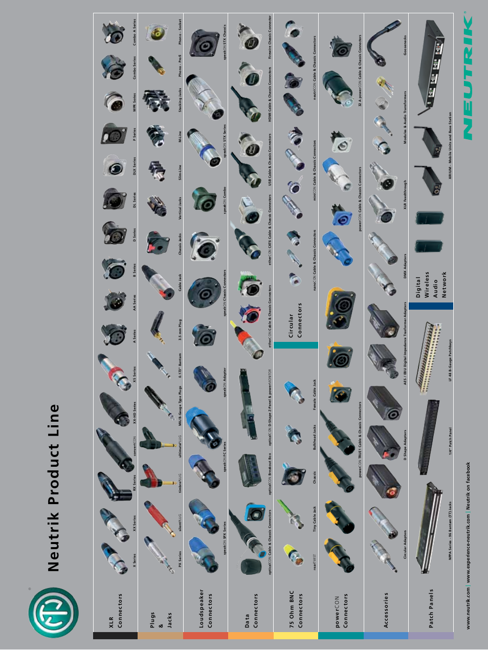 Neutrik pr oduct line | Neutrik DIE-BNC-PG User Manual | Page 9 / 9