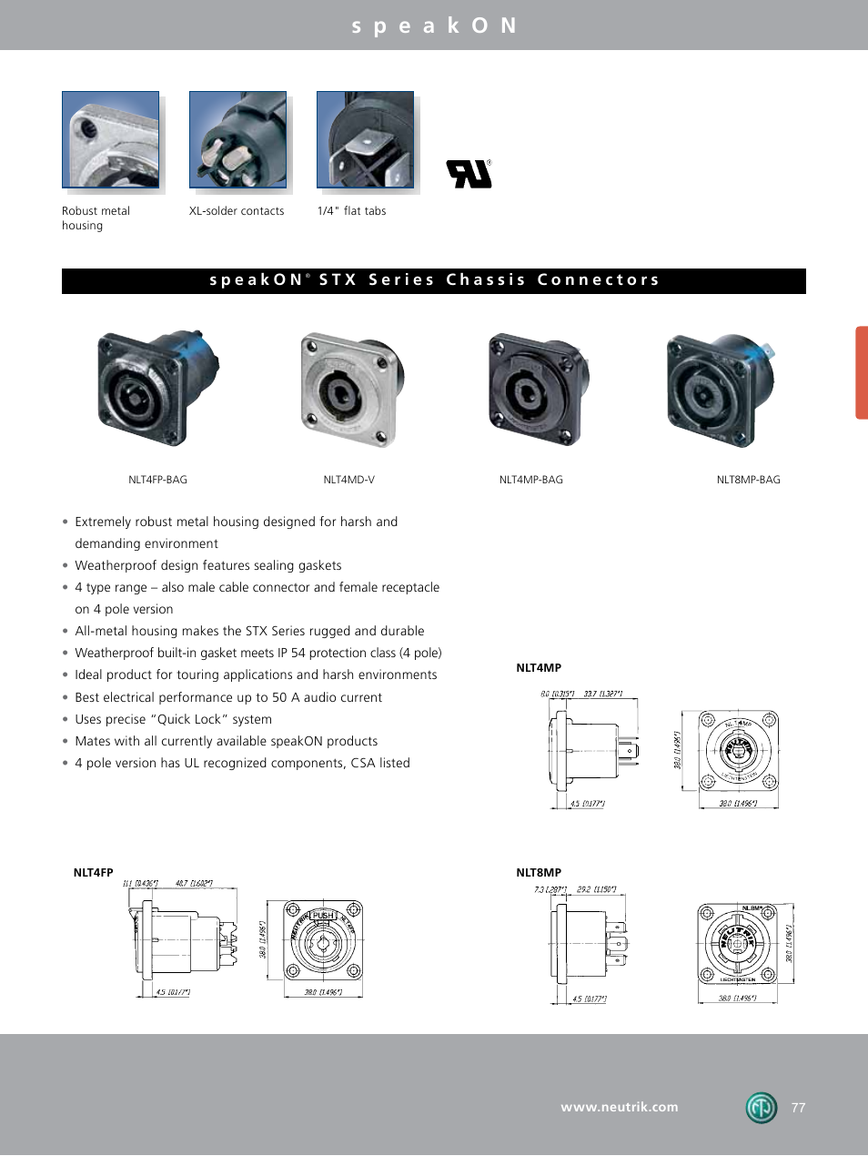 Neutrik Loudspeaker Connectors User Manual | Page 11 / 16