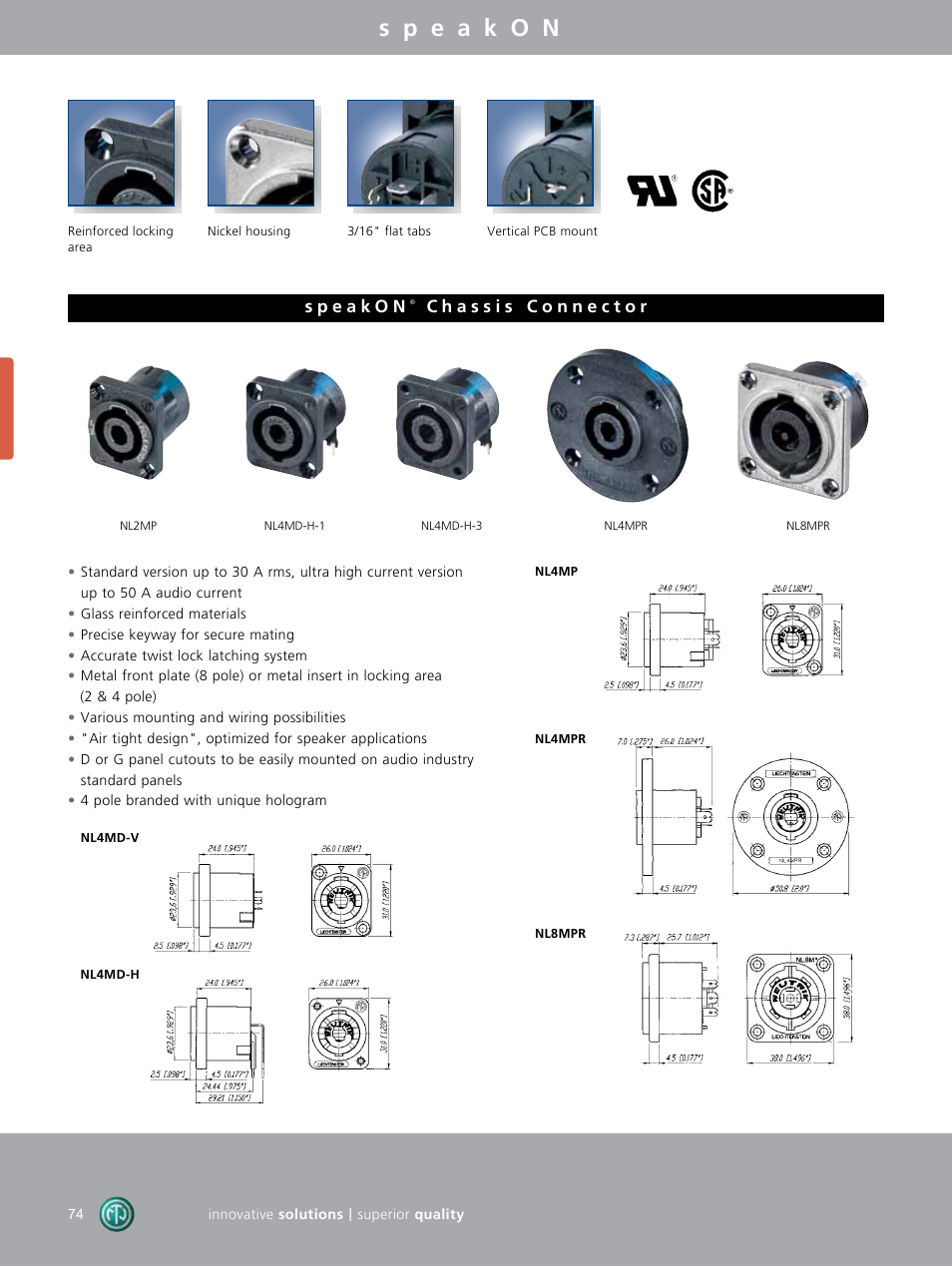 Neutrik Loudspeaker Connectors User Manual | Page 8 / 16