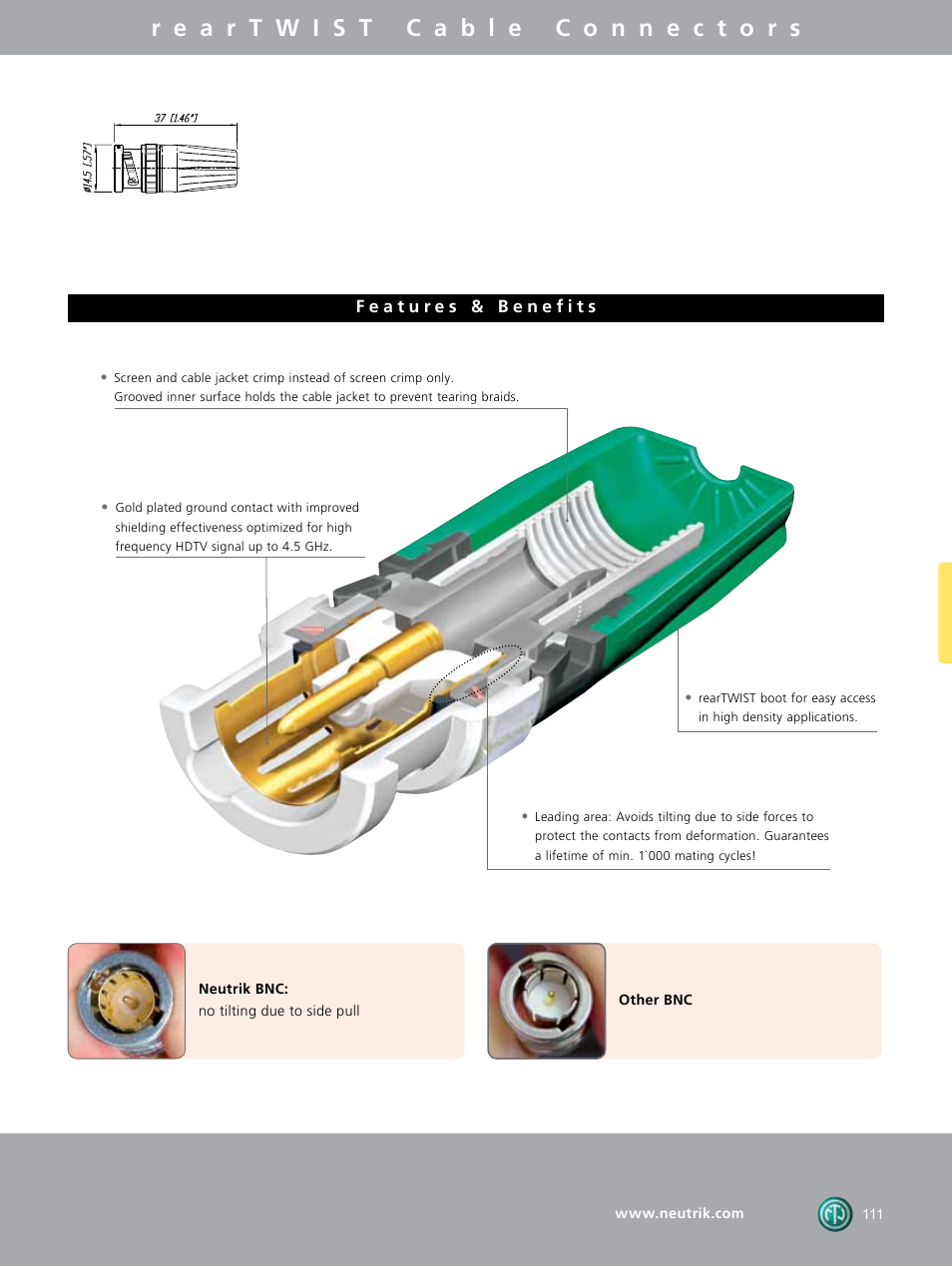Neutrik BNC Connectors User Manual | Page 5 / 12