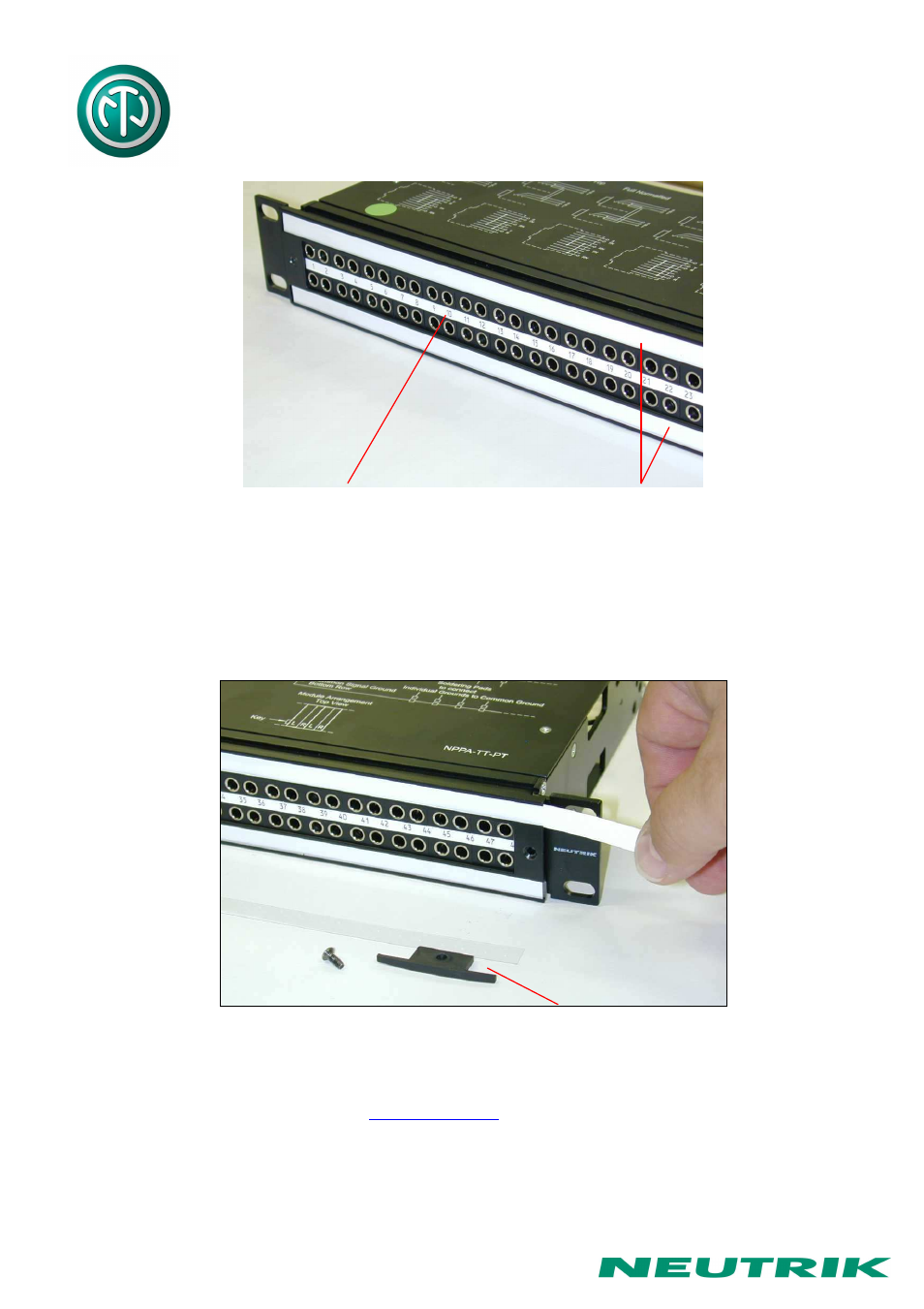 Neutrik NPPA-TT-E90 PATCH PANEL User Manual | Page 11 / 14