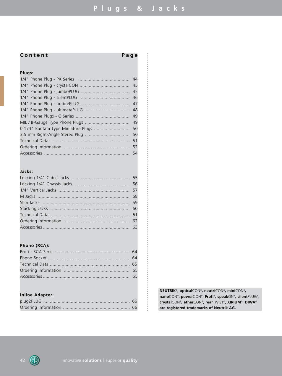 Neutrik DIE-BNC-PG User Manual | Page 2 / 26