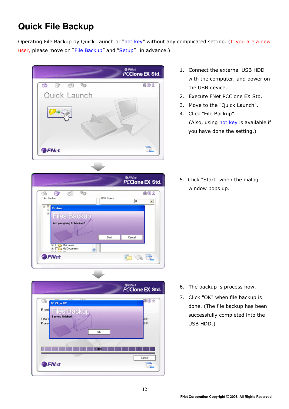 Quick file backup | ADATA Elite NH03 User Manual | Page 12 / 27