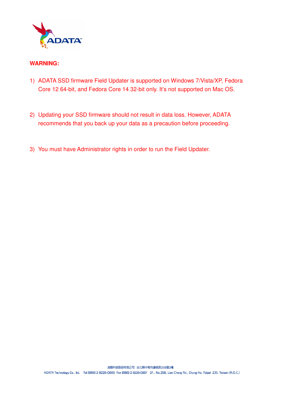 ADATA S396 User Manual | Page 2 / 9