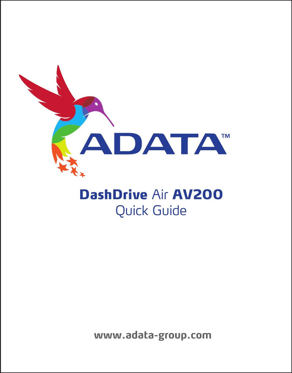 ADATA DashDrive Air AV200 User Manual | 30 pages