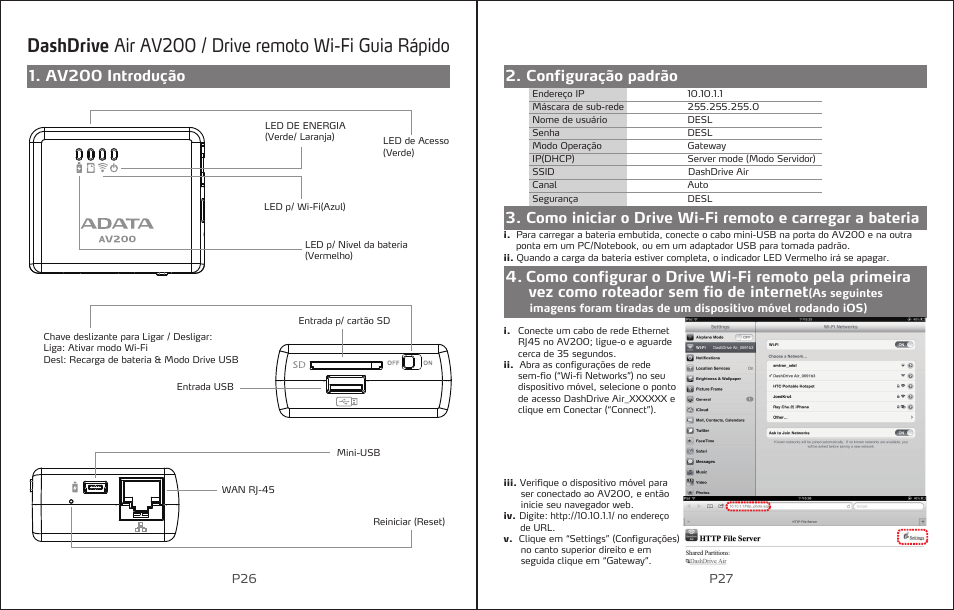 Av200 introdução | ADATA DashDrive Air AV200 User Manual | Page 15 / 30