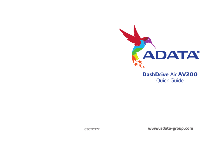 ADATA DashDrive Air AV200 User Manual | 27 pages