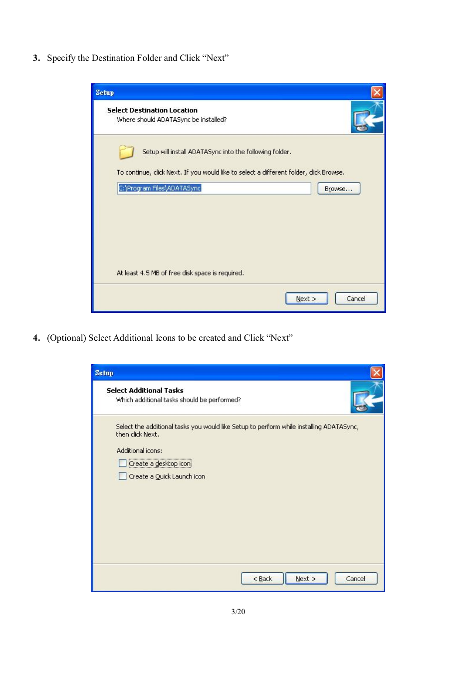 ADATA Elite NHE720 User Manual | Page 3 / 20