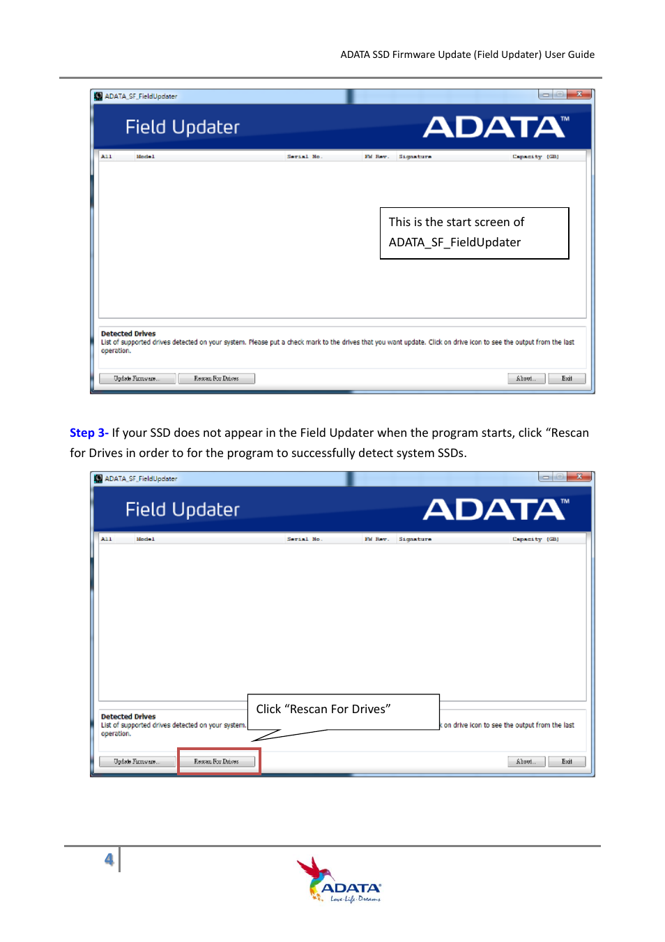ADATA SP600 User Manual | Page 4 / 9