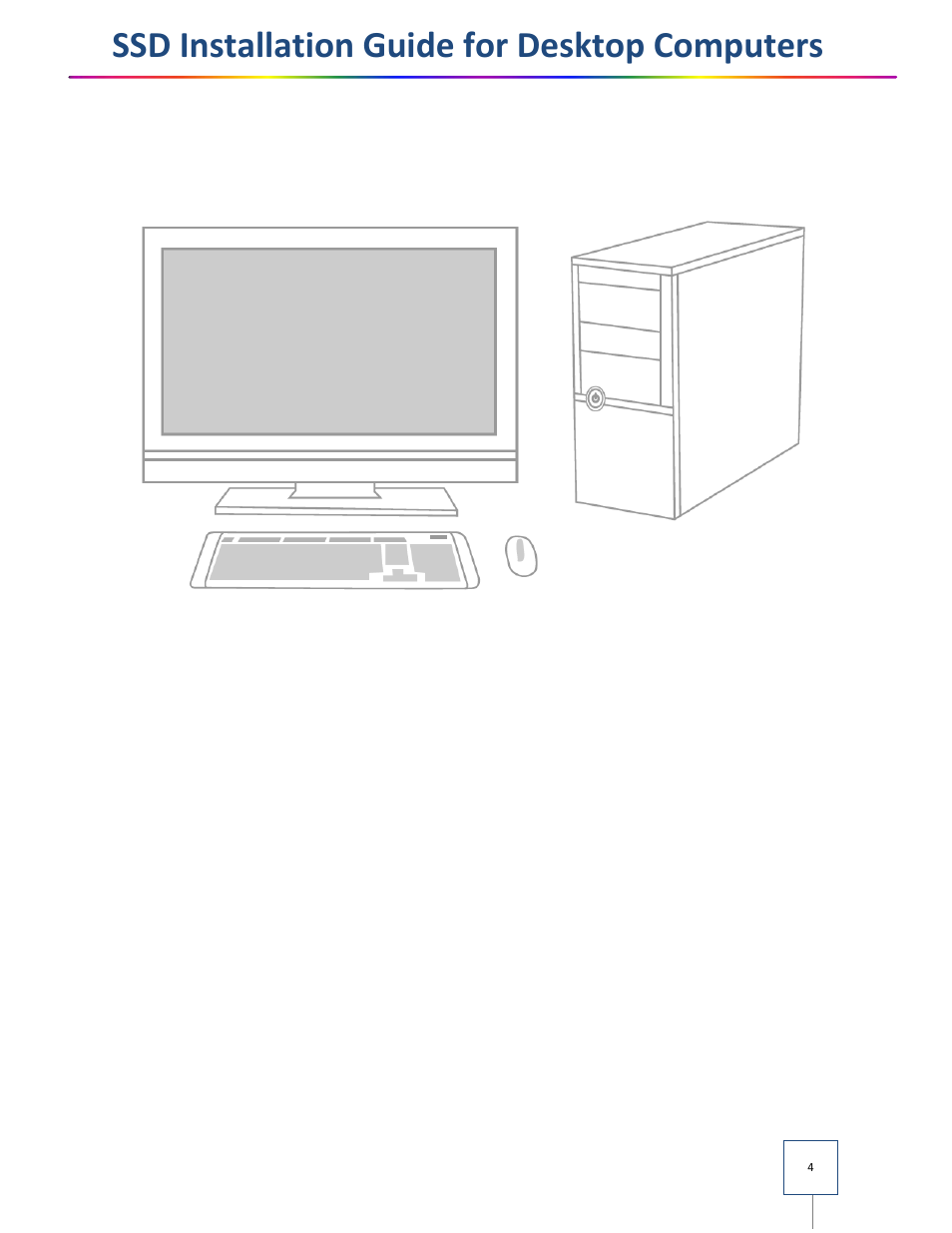 Ssd installation guide for desktop computers | ADATA SP800 User Manual | Page 4 / 5