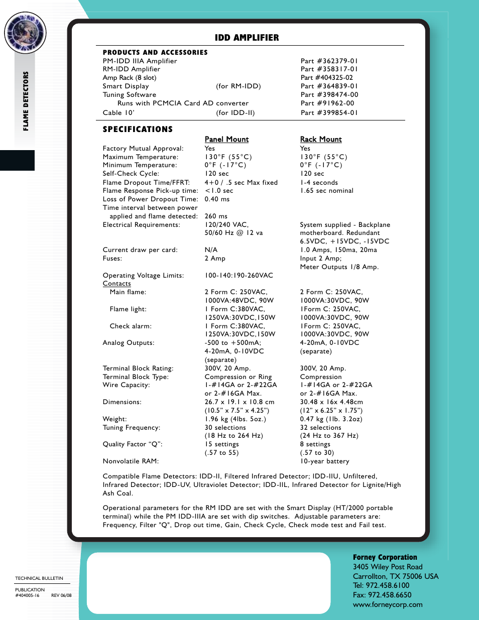 Idd amplifier | Forney PM-IDD IIIA Amplifier User Manual | Page 2 / 2