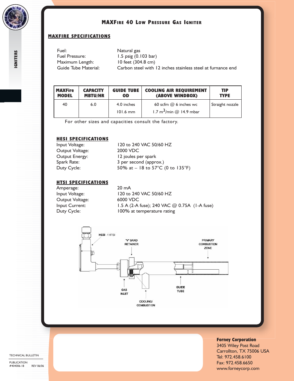 Forney MAXFire 40 Low Pressure User Manual | Page 2 / 2