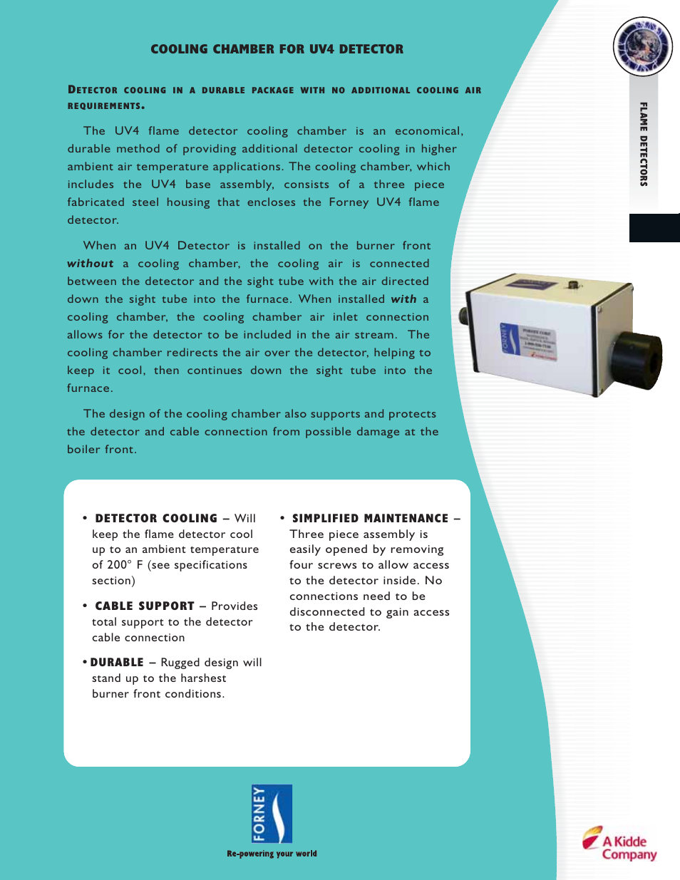 Forney UV-4 Cooling Chamber User Manual | 2 pages