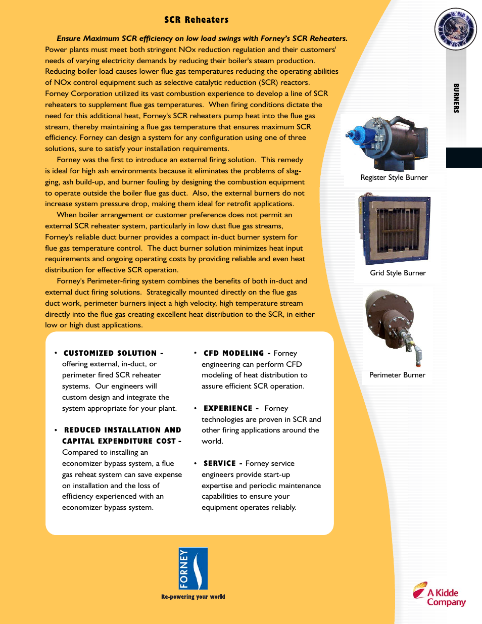 Forney SCR Reheating User Manual | 2 pages