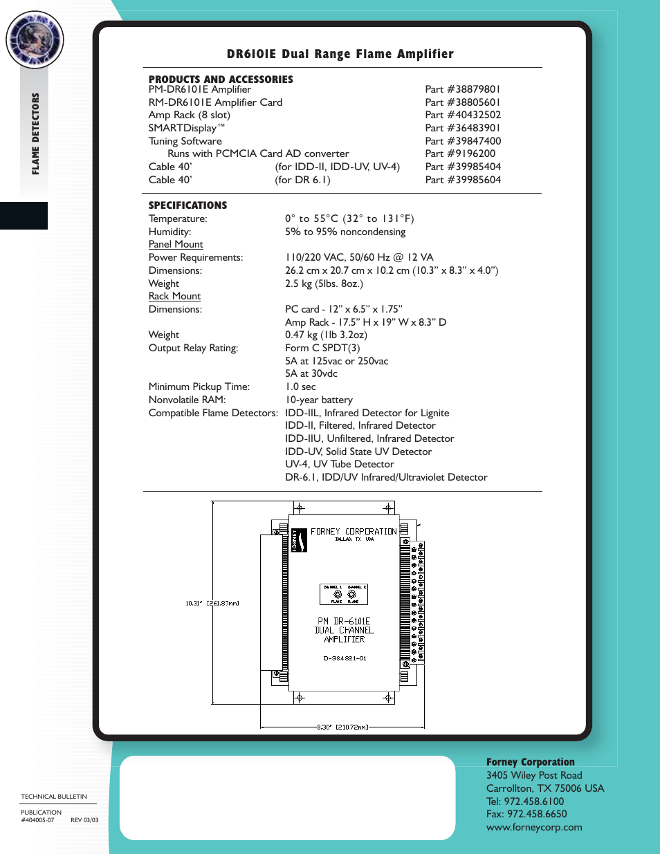 Forney DR6101E Amplifier User Manual | Page 2 / 2