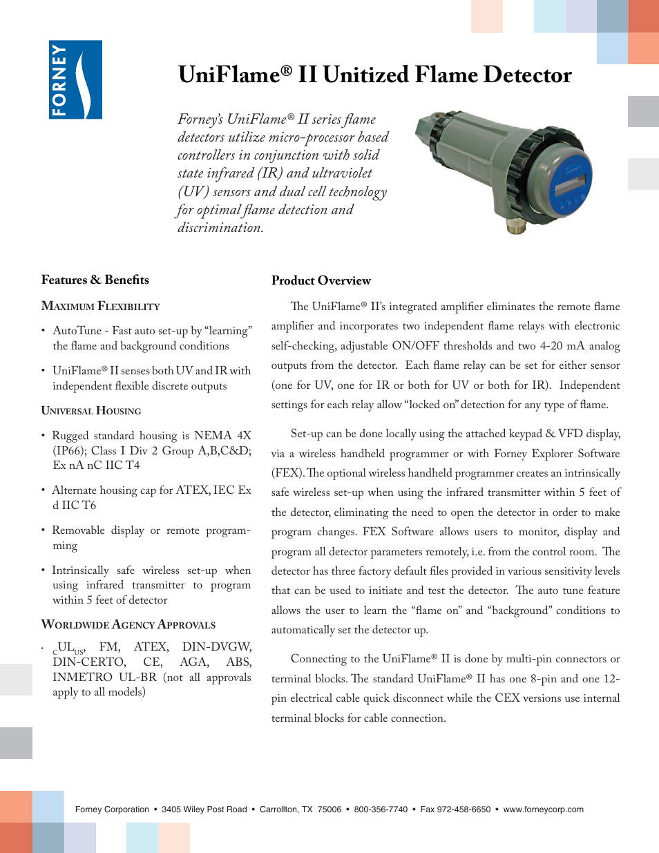 Forney UniFlame II User Manual | 2 pages