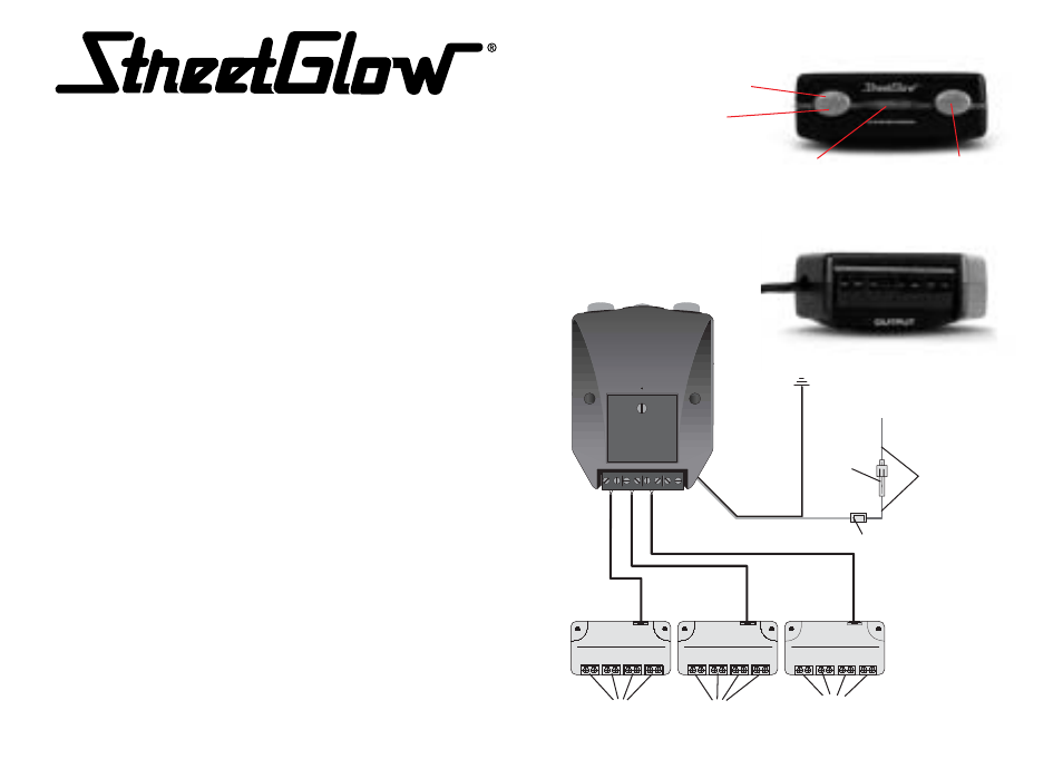 StreetGlow Music Interface User Manual | 2 pages