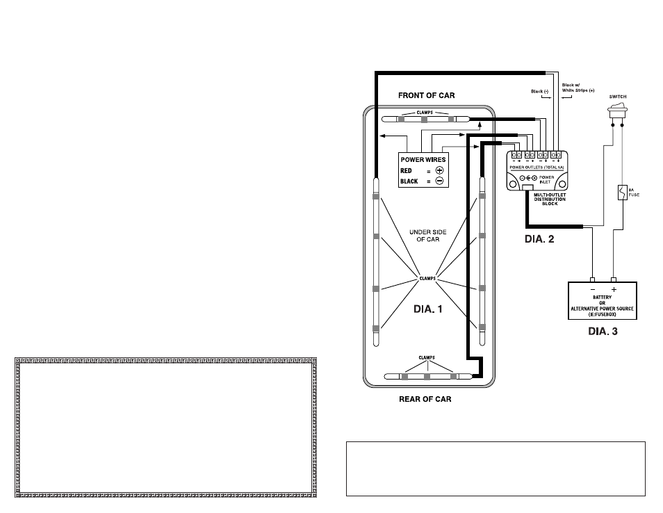 Wiring diagram | StreetGlow OPTX Neon Undercar Kit User Manual | Page 3 / 4