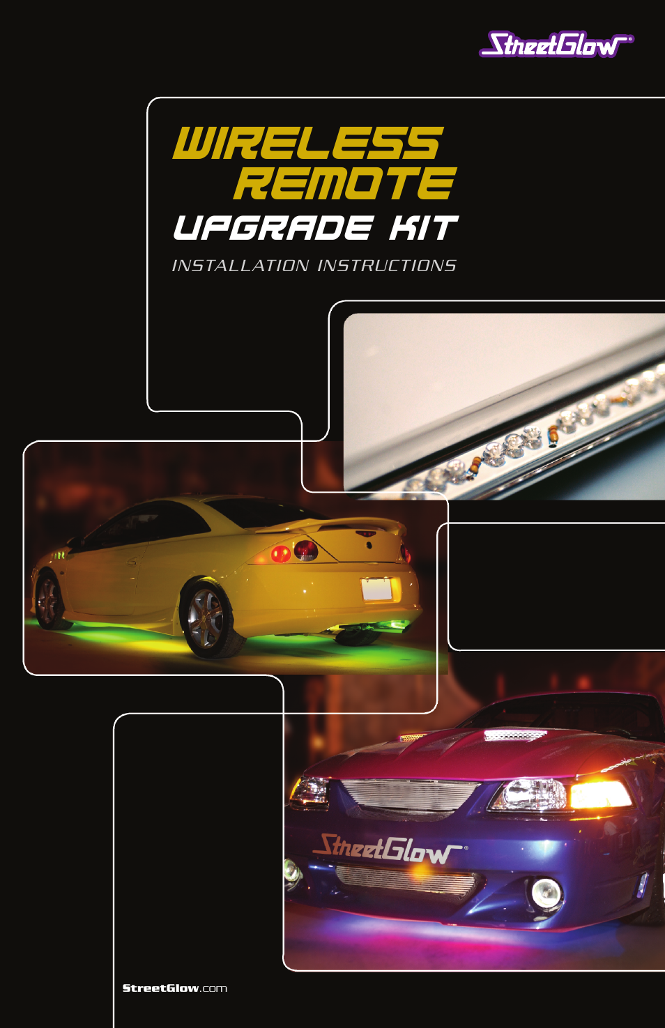 StreetGlow Wireless LED Undercar User Manual | 3 pages