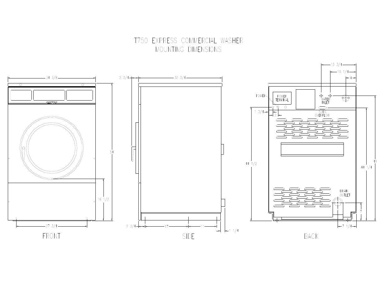 Dexter Laundry T-750 EXPRESS (Commercial) User Manual | Page 2 / 17