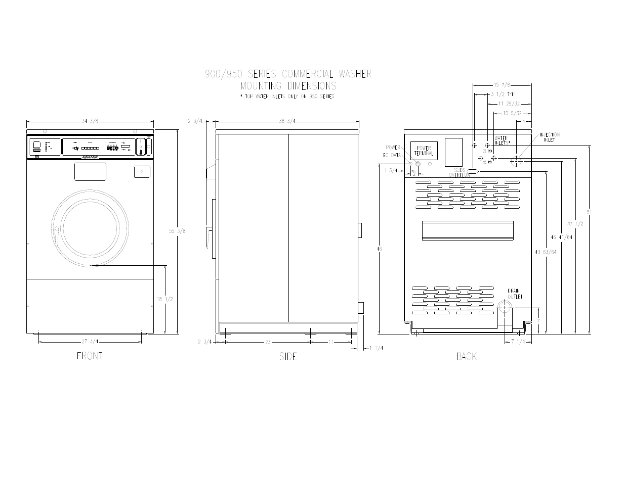 Dexter Laundry T-900 (Commercial) User Manual | Page 2 / 17