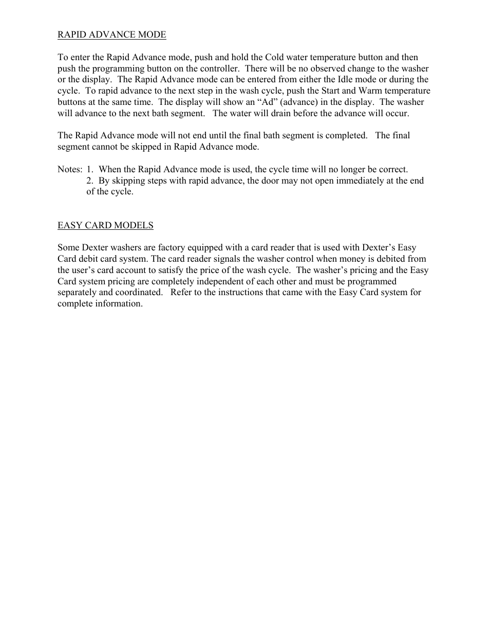 Dexter Laundry T-400 (Commercial) User Manual | Page 13 / 17