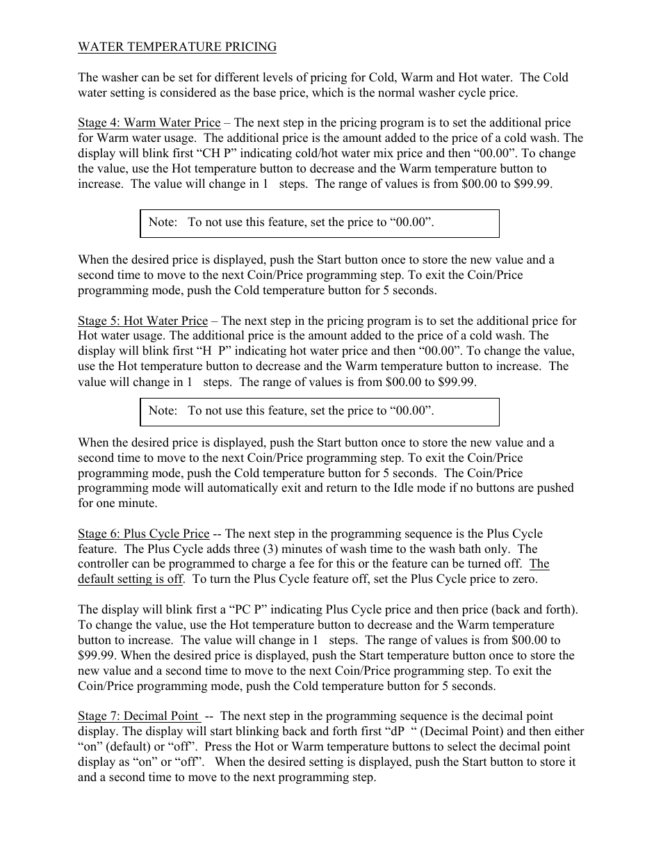 Dexter Laundry T-400 (Commercial) User Manual | Page 9 / 17