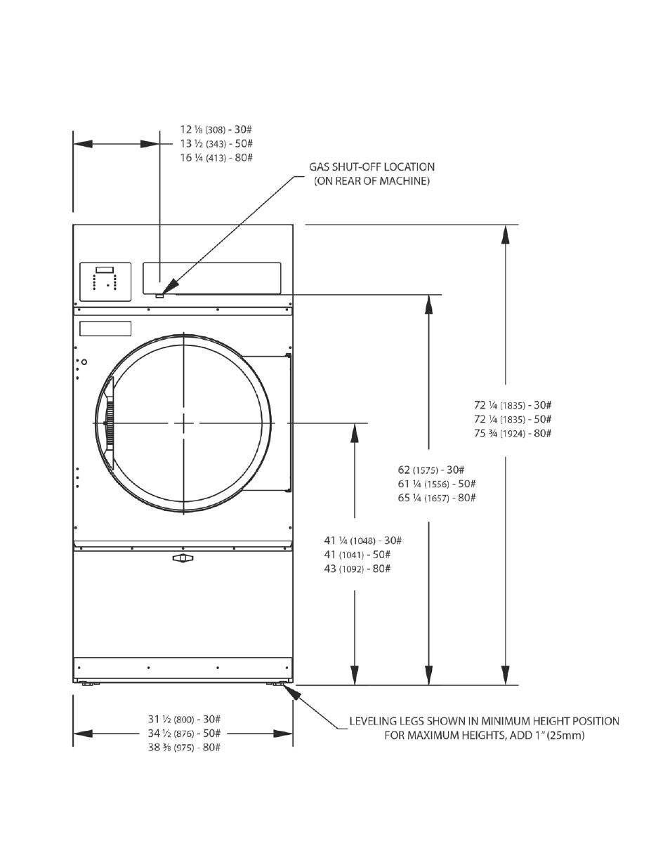 Dexter Laundry T-80 Non-reversing (On-Premise) User Manual | Page 3 / 22