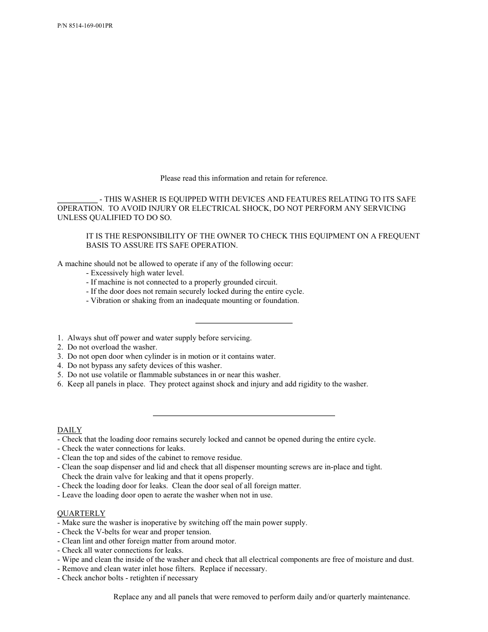 Dexter Laundry T-350 EXPRESS (Commercial) User Manual | 17 pages