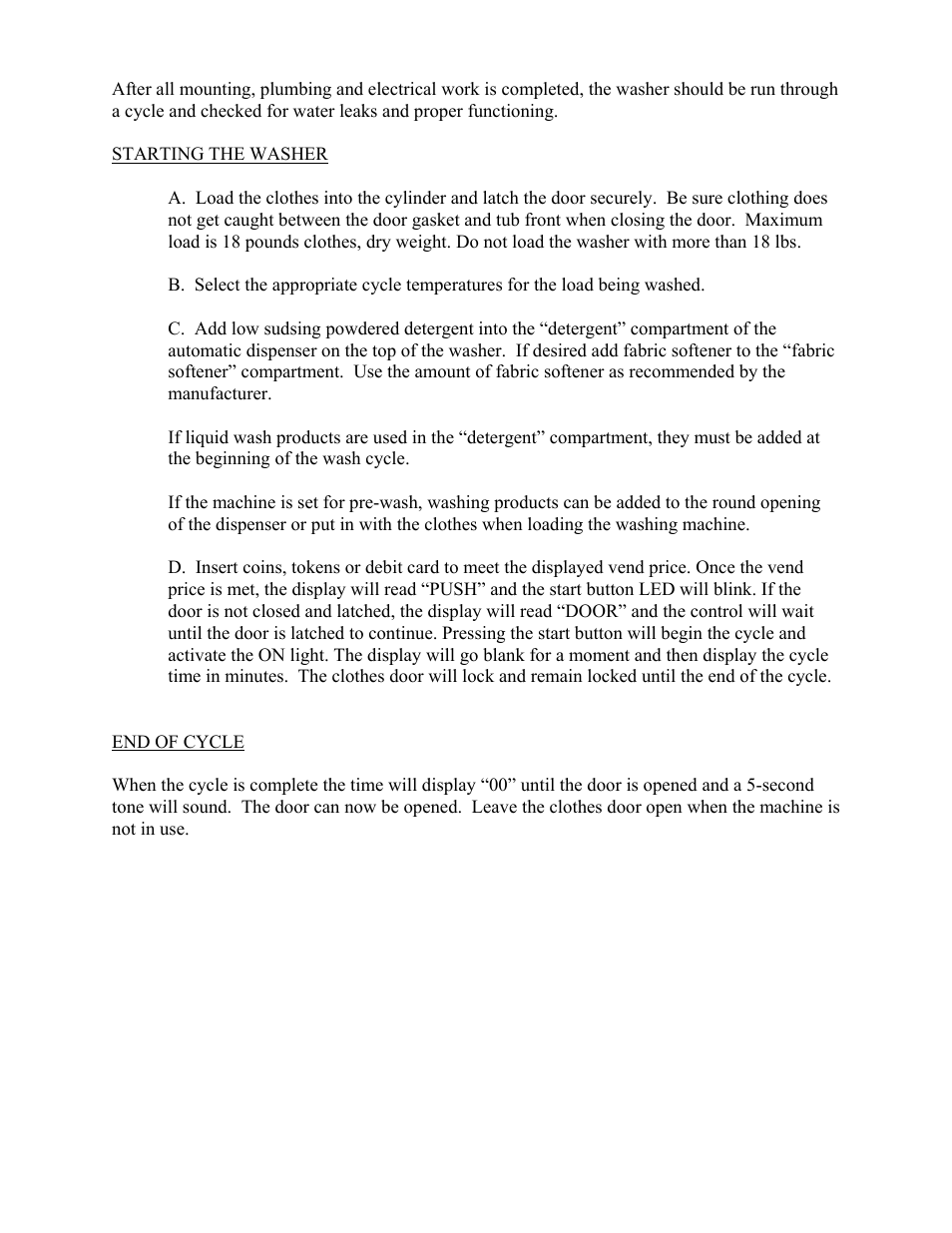Dexter Laundry T-350 EXPRESS (Commercial) User Manual | Page 6 / 17