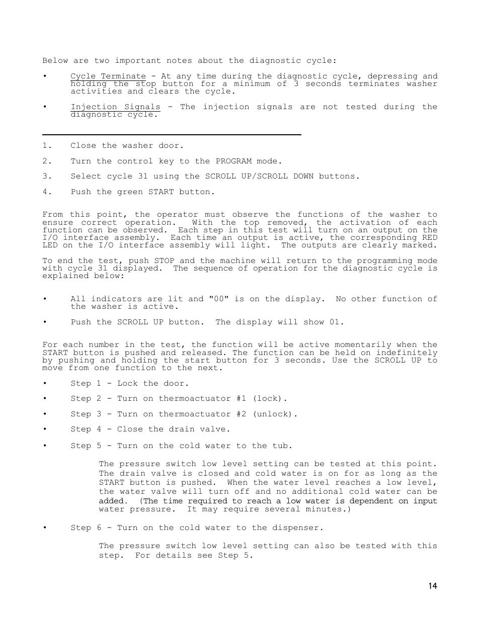 Dexter Laundry T-1450 EXPRESS (On-Premise) User Manual | Page 14 / 33