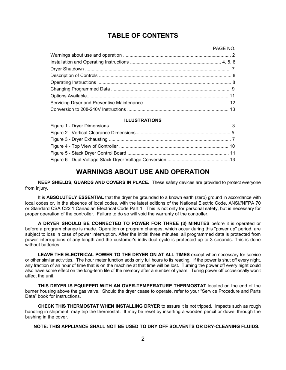 Dexter Laundry T-50X2 EXPRESS (Commercial) User Manual | Page 2 / 13