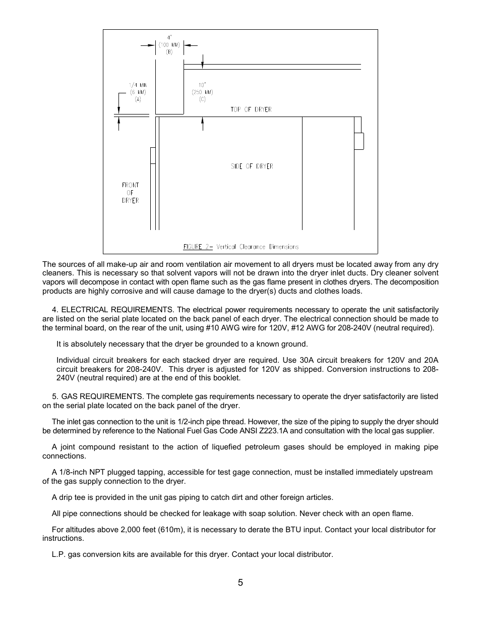 Dexter Laundry T-50X2 EXPRESS (Commercial) User Manual | Page 5 / 13